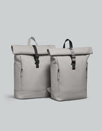 Bonherre mağazasından Gaston Luga marka, Rullen serisi, gri renkli, 13 inç laptop bölmeli sırt çantası.