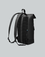 Bonherre mağazasından Gaston Luga marka, Rullen serisi, siyah renkli, 16 inç laptop bölmeli sırt çantası.