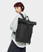 Bonherre mağazasından Gaston Luga marka, Rullen serisi, siyah renkli, 16 inç laptop bölmeli sırt çantası.