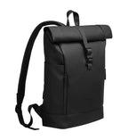 Bonherre mağazasından Gaston Luga marka, Rullen serisi, siyah renkli, 16 inç laptop bölmeli sırt çantası.