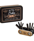 Bonherre mağazasından Gentlemen's Hardware marka, 8 fonksiyonlu mini bisiklet çok amaçlı alet.