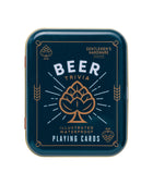 Bonherre mağazasından Gentlemen's Hardware marka, bira konseptli, su geçirmez oyun kartı.