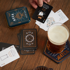 Bonherre mağazasından Gentlemen's Hardware marka, bira konseptli, su geçirmez oyun kartı.