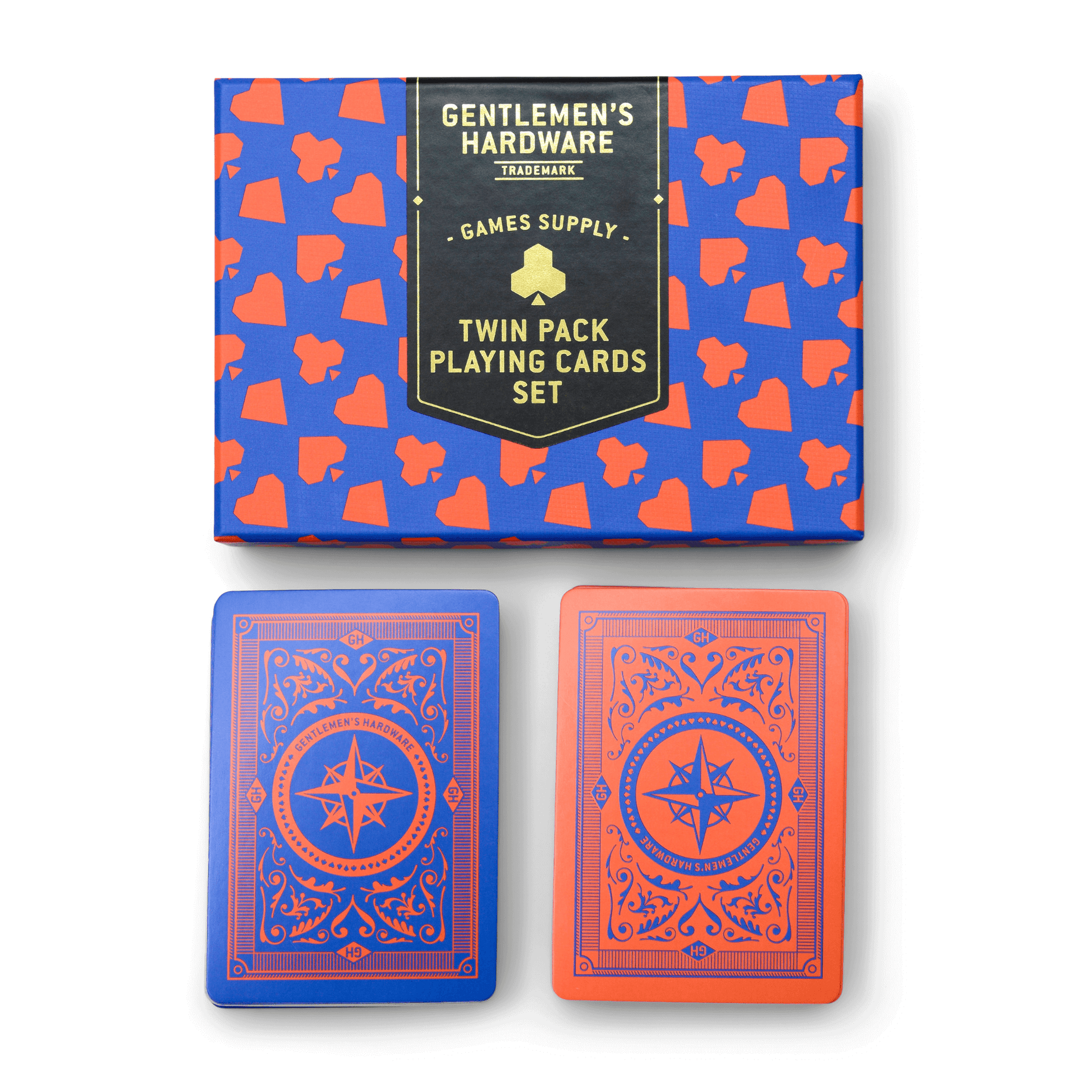 Bonherre mağazasından Gentlemen's Hardware marka, ikili paket oyun kartı.