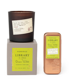 Bonherre mağazasından Oscar Wilde temalı, iki fitilli 56 gr seyahat teneke mum.