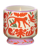 Bonherre mağazasından Paddywax markasına ait, orman desenli seramik kutuda, hindistan cevizi ve amber kokulu 226 gr lüks mum.