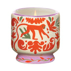 Bonherre mağazasından Paddywax markasına ait, orman desenli seramik kutuda, hindistan cevizi ve amber kokulu 226 gr lüks mum.