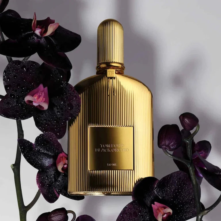 Bonherre mağazasından altın renkli şişesiyle Tom Ford Black Orchid Parfum 100 ml, yoğun ve ikonik unisex parfüm.