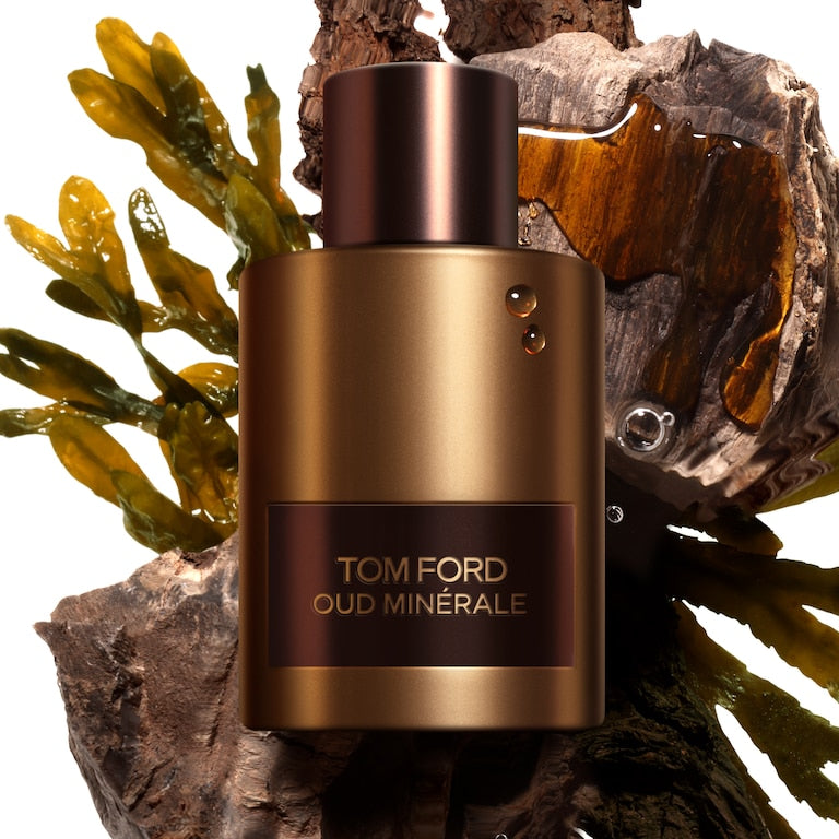 Bonherre mağazasından Tom Ford Oud Minérale EDP 100 ml, deniz notaları ve değerli ud esanslı lüks erkek parfümü.