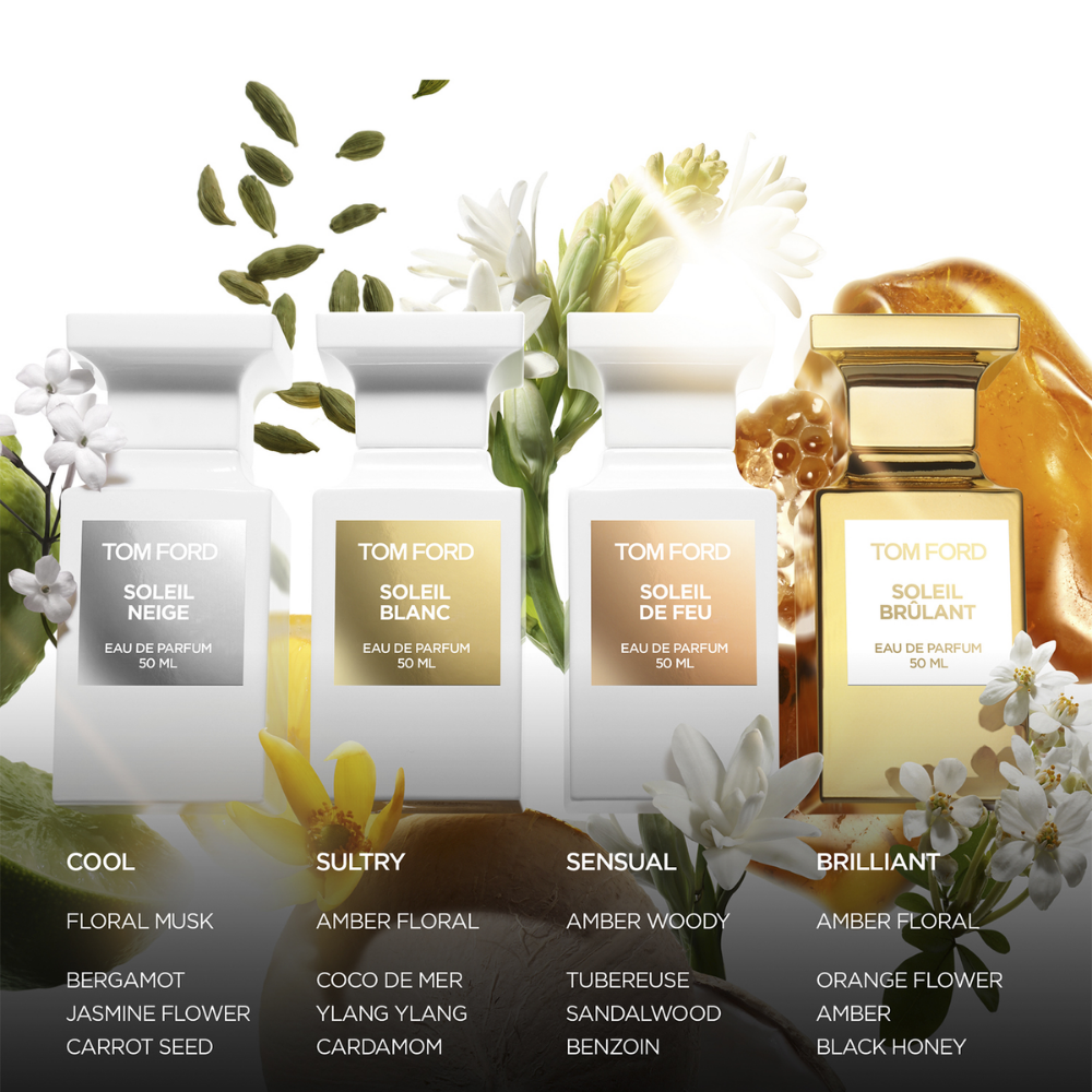 Bonherre mağazasından Tom Ford Soleil Neige EDP 100 ml, kristalize çiçeksi ve taze notalara sahip premium unisex parfüm.