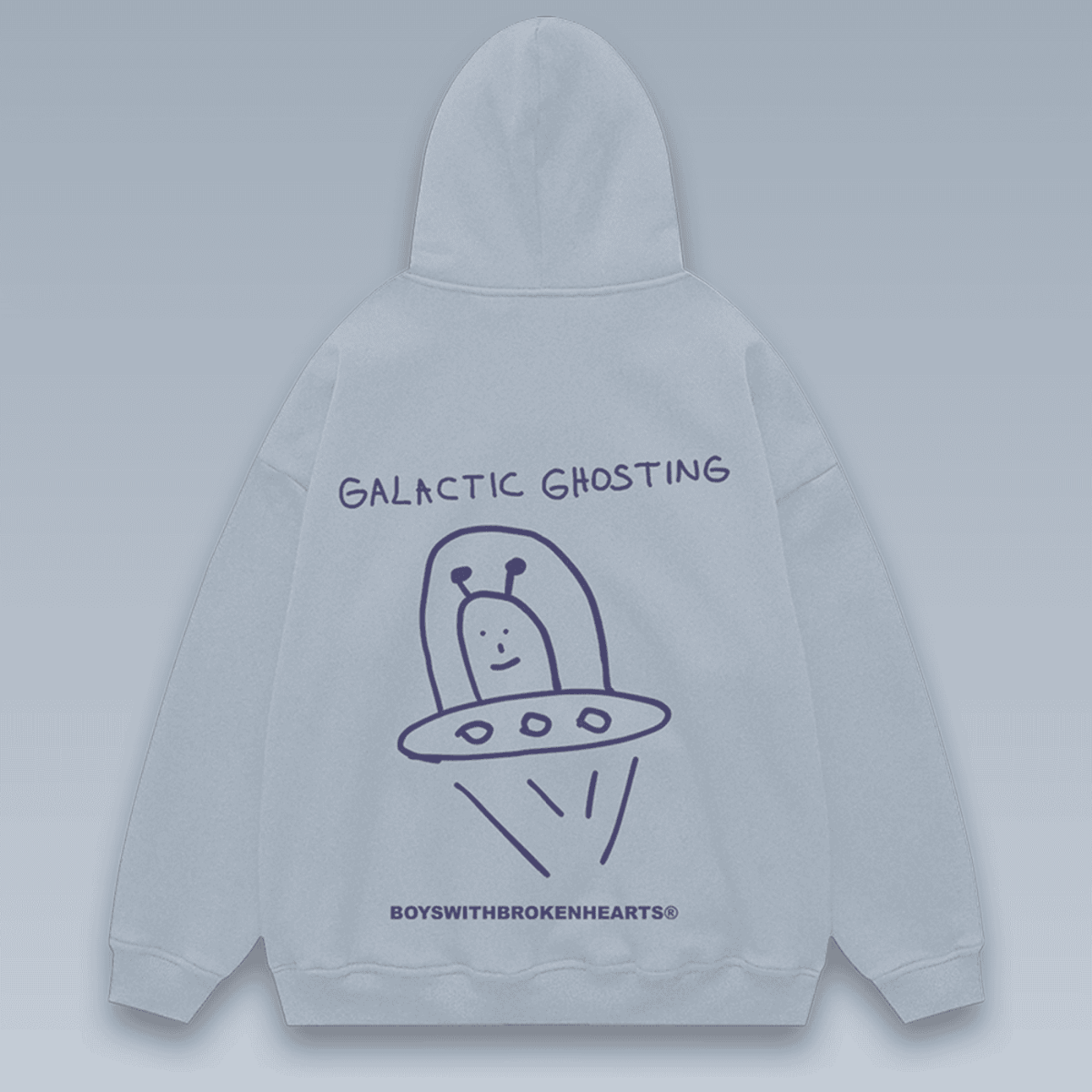 Fermuarlı Hoodie - Ghosting