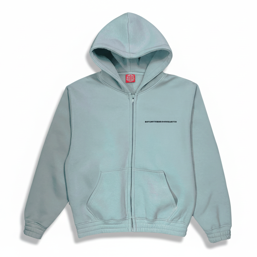 Fermuarlı Hoodie - Running Away