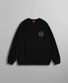 Nakışlı Siyah Düz Sweatshirt