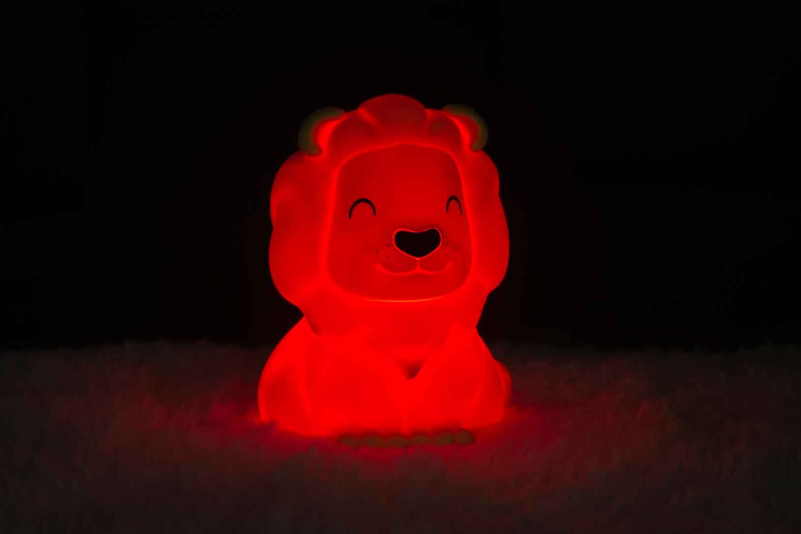 Dhink Silikon Gece Lambası Aslan Sarı