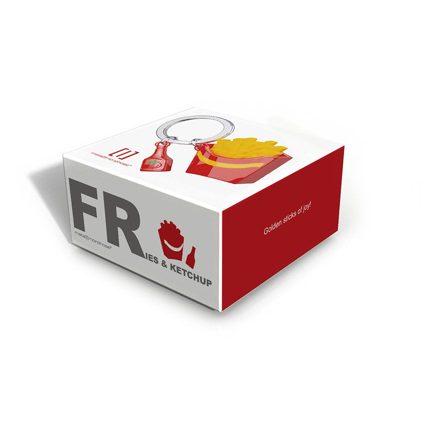 Metalmorphose French Fries ve  Ketçup Anahtarlık