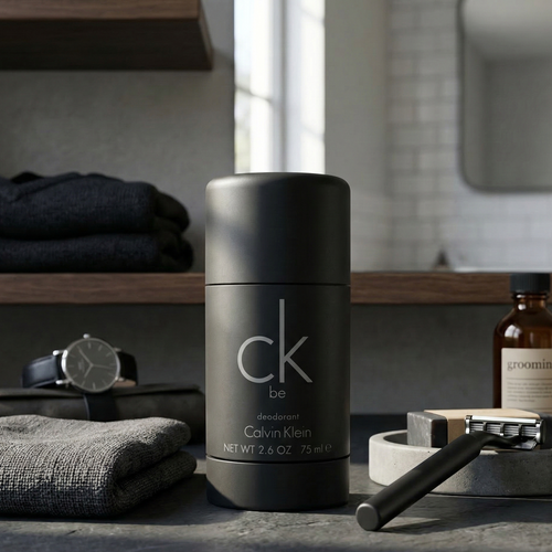 Bonherre mağazasından Calvin Klein Be Deodorant Stick, beyaz misk ve lavanta notalı siyah lüks deodorant.