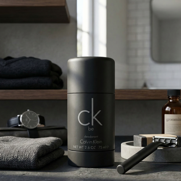 Bonherre mağazasından Calvin Klein Be Deodorant Stick, beyaz misk ve lavanta notalı siyah lüks deodorant.