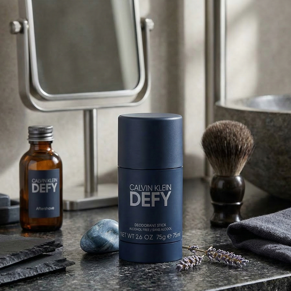 Bonherre mağazasından Calvin Klein Defy Deodorant Stick, vetiver ve bergamot notalı modern lüks erkek deodorant.
