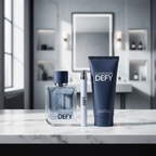 Bonherre mağazasından Calvin Klein Defy, odunsu aromatik erkek parfüm ve saç & vücut şampuanı bakım seti.