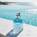 Bonherre mağazasından Eternity Aqua, taze salatalık ve odunsu notalı büyük boy erkek parfümü.