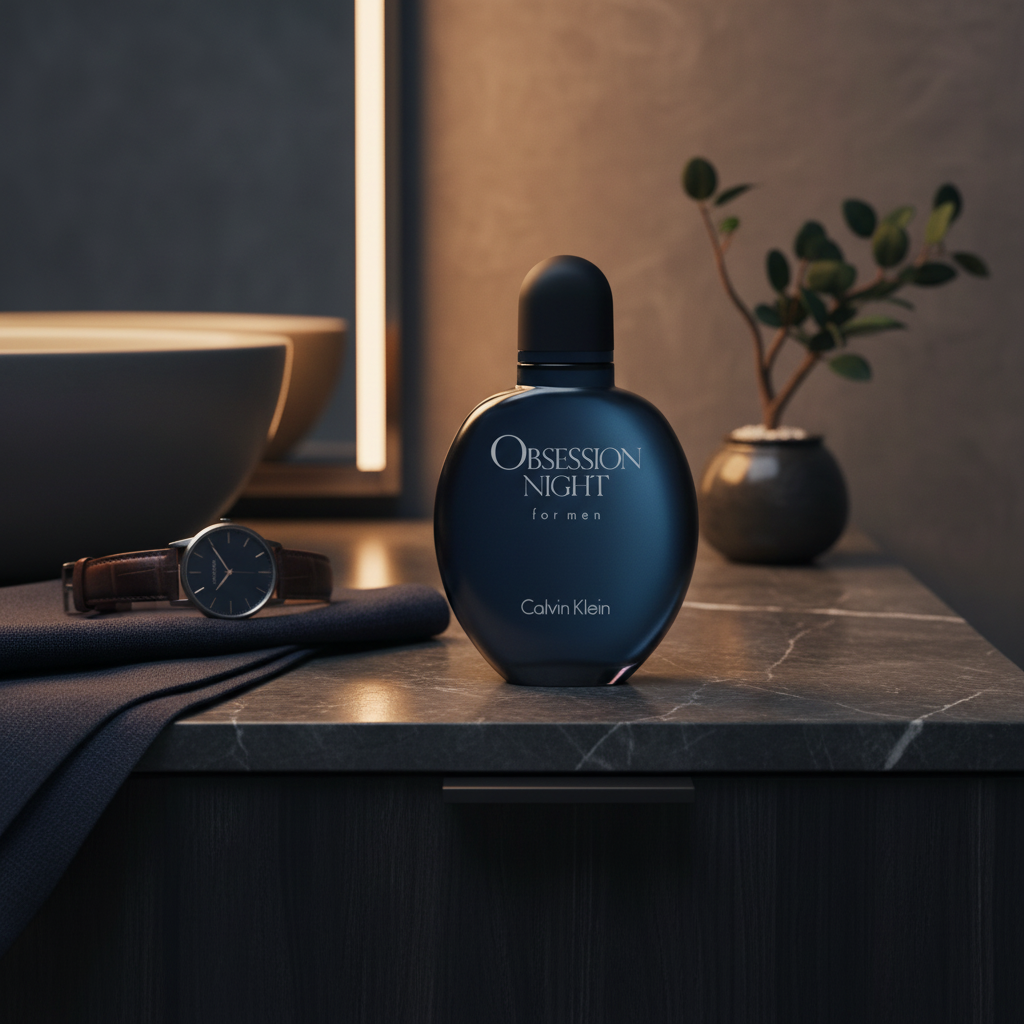 Bonherre mağazasından Obsession Night, oryantal odunsu ve gizemli gece erkek parfümü.