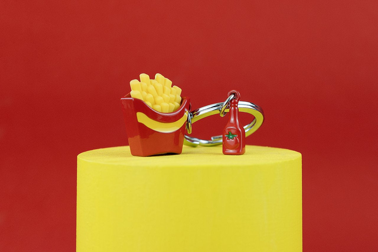 Metalmorphose French Fries ve  Ketçup Anahtarlık