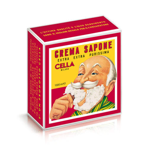 Bonherre mağazasından Cella Milano Acıbadem Özlü Tıraş Sabunu, 1000 ml profesyonel boy lüks tıraş sabunu.