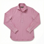 Cenova Pike Pamuk Polo Kesim Gömlek - Pembe