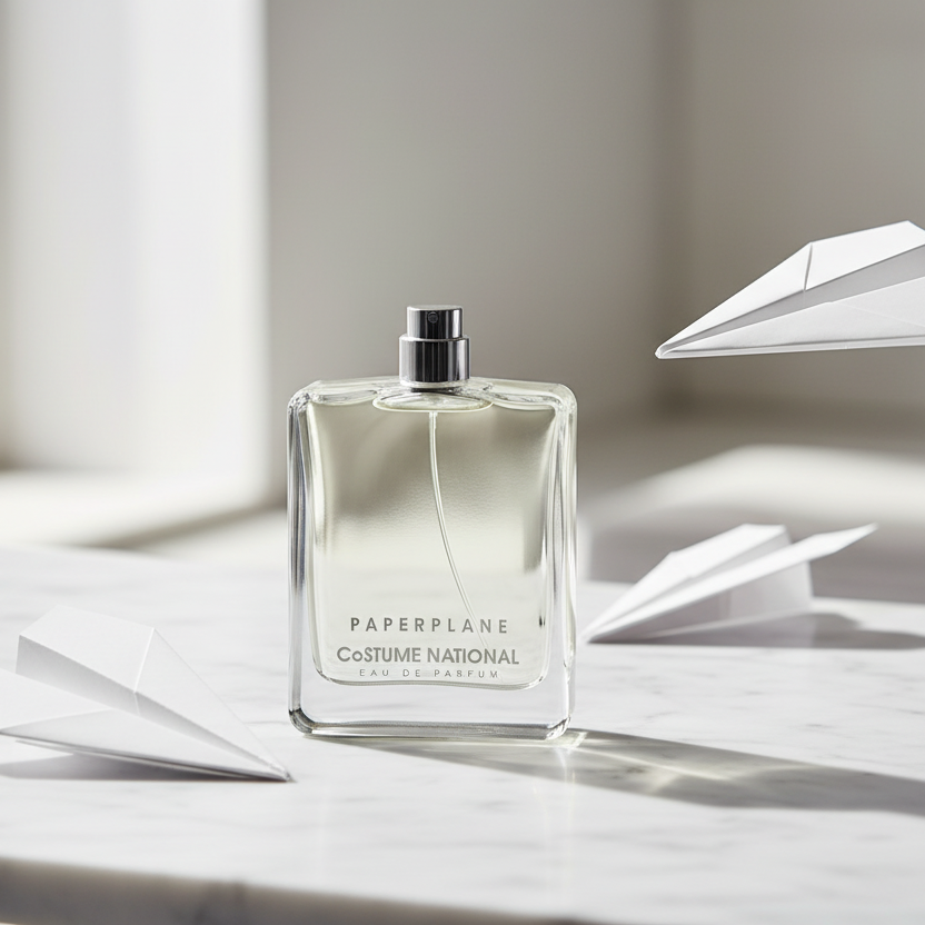 Bonherre mağazasından Costume National Paperplane EDP, kağıt, pamuk çiçeği ve misk notalı 100 ml unisex parfüm.