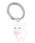 Metalmorphose Beyaz Kedi Anahtarlık