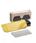 Okkia Emma Big Hexagonal Unisex Güneş Gözlüğü Siyah Ros