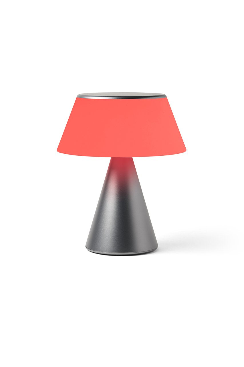 Lexon Luma XL Led Lamba Metalik Gri