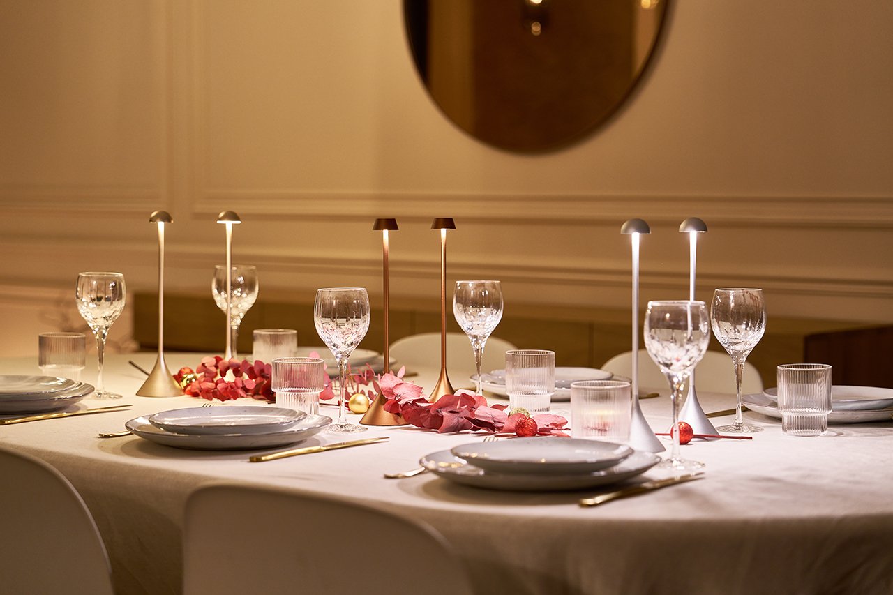 Lexon Steli Shade Led Masa Lambası Bronz