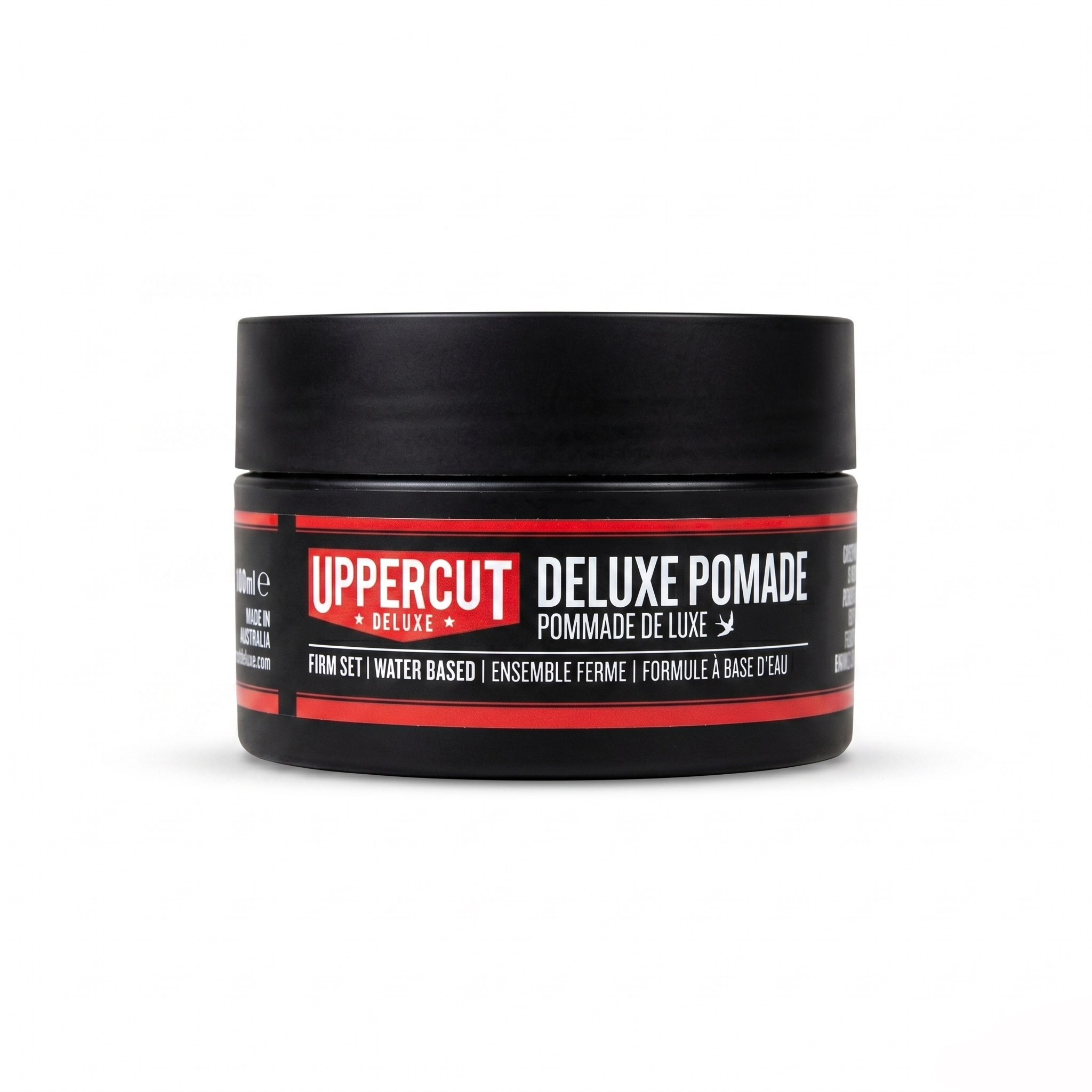 Bonherre mağazasından Uppercut Deluxe Deluxe Pomade seyahat boyu, yüksek parlaklık ve güçlü tutuşlu profesyonel saç waxı.