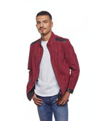 Bordo Curtis Süet Mont - Bonherre