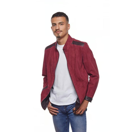 Bordo Curtis Süet Mont - Bonherre