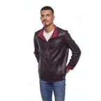 Bordo Curtis Süet Mont - Bonherre