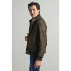 Yeşil Knox Süet Mont - Bonherre