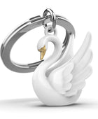 Metalmorphose Kuğu Anahtarlık Beyaz