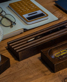 KAYIGO Woody Üçlü Ofis Seti Koyu Kahverengi