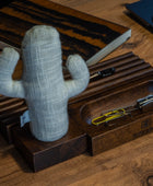 KAYIGO Woody Üçlü Ofis Seti Koyu Kahverengi