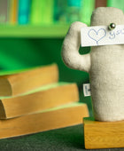 Kayigo Woody İroko Ağacı Üçlü Ofis Seti - Krem Kaktüs