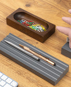 Kayigo  Woody  Gri Üçlü Ofis  Seti - Pembe Çam