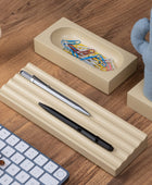 Kayigo Woody Krem Üçlü Ofis  Seti - Mavi Cactus