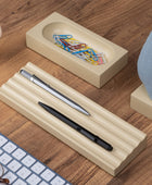 Kayigo  Woody Krem Üçlü Ofis  Seti - Mavi Ladin