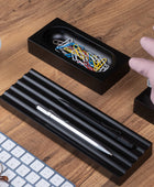 Kayigo Woody Siyah Üçlü Ofis Seti - Pembe Çam