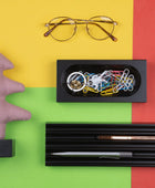 Kayigo Woody Siyah Üçlü Ofis Seti - Pembe Çam