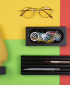 Kayigo Woody Siyah Üçlü Ofis Seti - Sarı Ladin