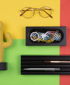 Kayigo Woody Siyah Üçlü Ofis Seti - Sarı Cactus