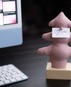 Kayigo Woody Krem Üçlü Ofis  Seti - Pembe Çam